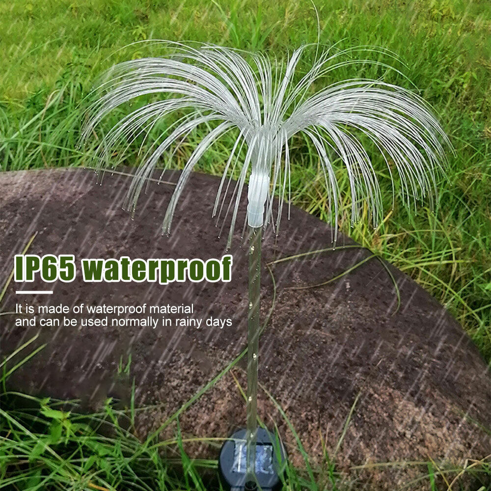 ForKumi solar palm lights outdoor with waterproof IP65 design for garden decoration