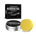 ForKumi Titanium Ceramic Wax car supplies with nano ceramic car coating and yellow applicator pads