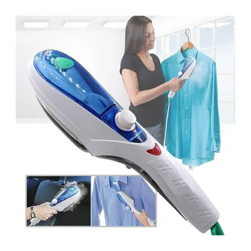 ForKumi portable garment steamer 800w handheld with brush feature for wrinkle removal