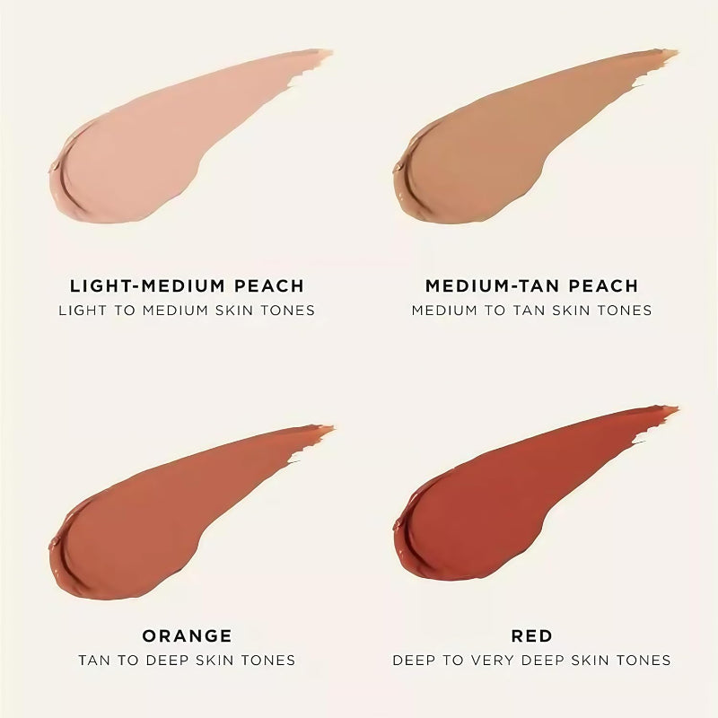 Avis under eye corrector for dark circles in four shades for light to very deep skin tones