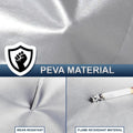 ForKumi universal car cover waterproof made of wear-resistant PEVA flame retardant material