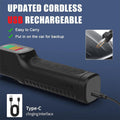 ForKumi cordless plastic welding gun with USB Type-C charging interface and portable design for car repairs