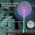 ForKumi USB bug zapper with stand and wall mount mosquito control lamp with charging base