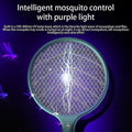 ForKumi USB bug zapper with stand featuring intelligent mosquito control and purple UV light