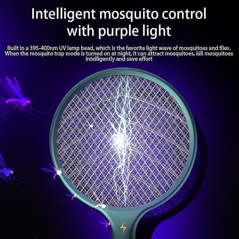 ForKumi USB bug zapper with stand featuring intelligent mosquito control and purple UV light