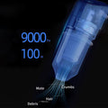 ForKumi USB car vacuum cleaner powerful suction cleaning crumbs hair and debris inside car