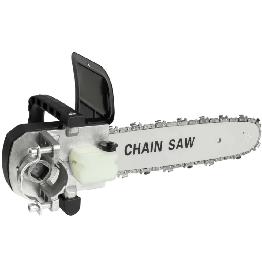 ForKumi 12 inch chainsaw blade adapter with chain and mounting mechanism for home supplies
