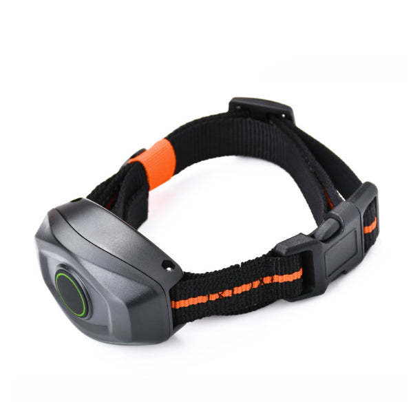 ForKumi waterproof dog training collar with adjustable black and orange strap for pet training