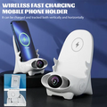 ForKumi 15W wireless charging phone holder with fast charging and adjustable vertical and horizontal use