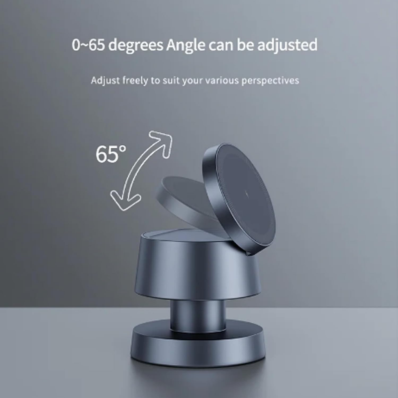 Avis wireless charging night light with adjustable angle up to 65 degrees for versatile use