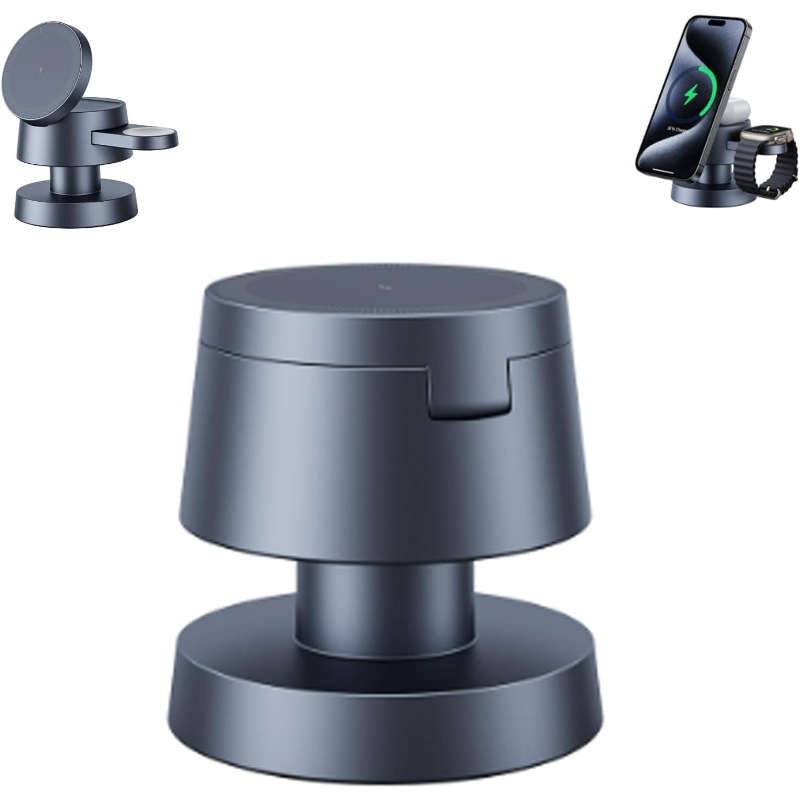 Avis wireless charging night light with multifunctional design for phone and watch charging